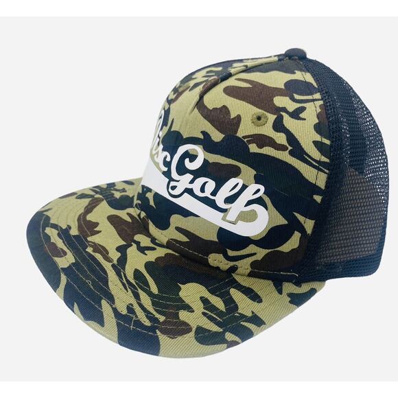 Disc Golf DISCGOLF BASEBALL Logo Hat Trucker Cap Snap Back Disc Golf Vinyl Logo - Picture 3 of 12